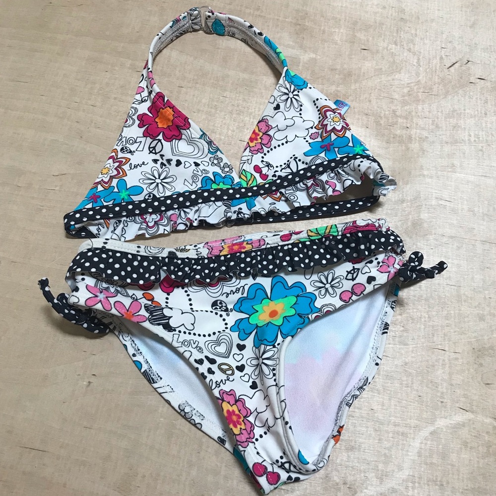 Angel Beach Bikini Set Kids Swim Set